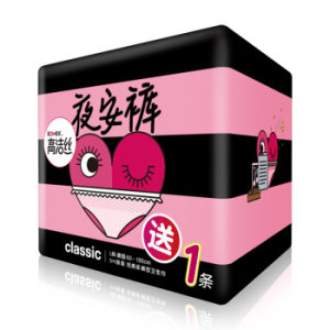 kotex 高洁丝 夜安裤 夜用裤型卫生巾 L 6片装+2片 *5件