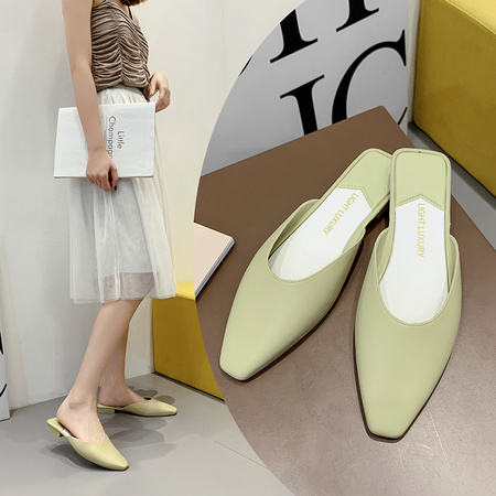 海时捷 2020-6 女士包头半拖鞋