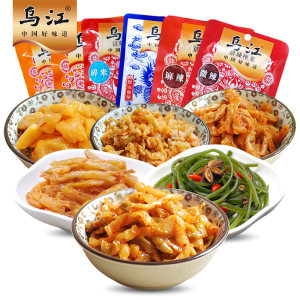 乌江 涪陵榨菜 6口味18袋 共1290g