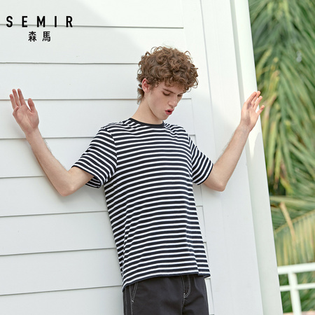Semir 森马 220001722 男士短袖T恤