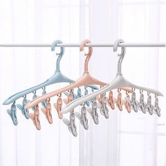 傲家 多功能夹子衣架 3个
