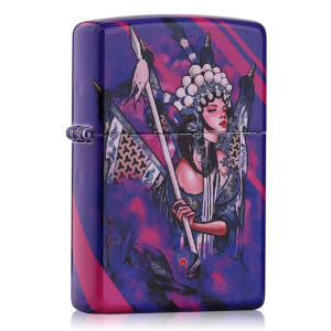 美国原机进口 Zippo 19新款 国潮国风星座彩印 16孔防风打火机 229元包邮