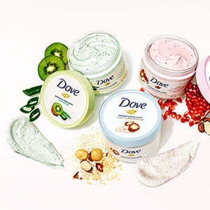 多芬 风味冰激凌身体磨砂膏 50g*3罐