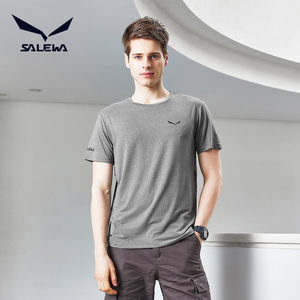 德国 沙乐华 Salewa 徒步系列 单向导湿透气 男女弹力T恤