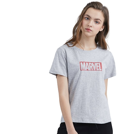 JEANSWEST 真维斯 漫威联名 JW-92-273601 女款短袖T恤