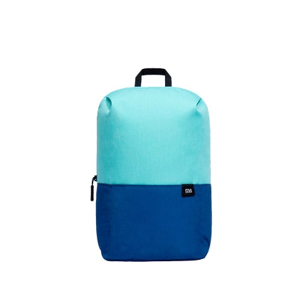小米 双肩背包 绿蓝拼色 7L