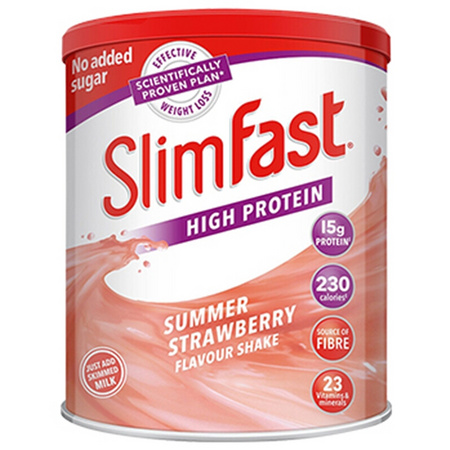 Slimfast 代餐奶昔粉草莓味 438g