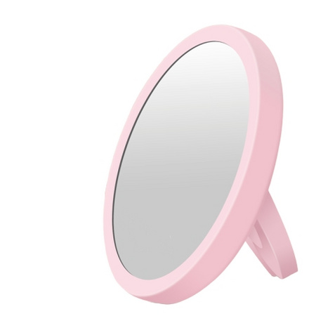 米选 化妆镜 无灯桌面款 少女粉