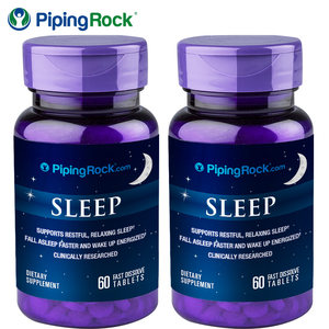 美国 PipingRock 褪黑素 60粒*2瓶 安神助眠 38元包邮
