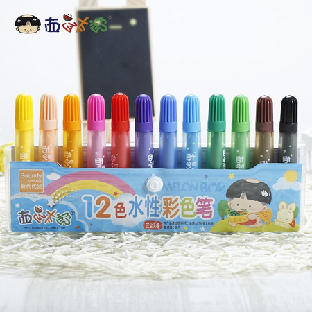Melon boy 西瓜太郎 R070119-2 水彩笔 12色