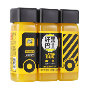 野岭 纤果巴士 膳食纤维复合果汁饮料 380ml*12瓶 29.9元包邮 合2.5元/瓶