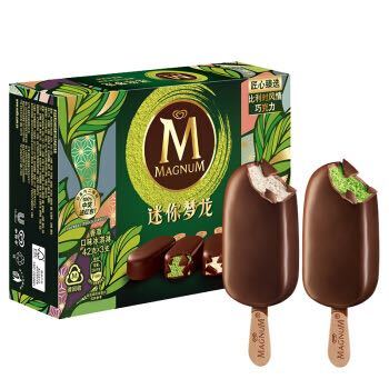 京东PLUS会员：和路雪 迷你梦龙 香草口味+抹茶口味雪糕 6支装 *5件