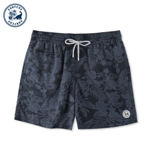 美国 surfcuz 荷叶式防水 男速干透气短裤 有内衬防走光