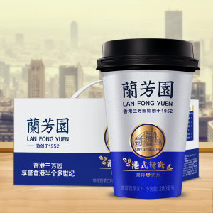 香港老牌 兰芳园 港式鸳鸯咖啡奶茶 280ml*6杯