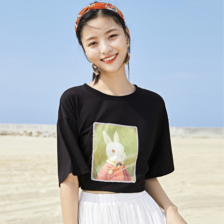 ONE MORE 女士短袖T恤 *3件