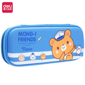 deli 得力 66784 防水铅笔盒 王子蓝 *4件 +凑单品