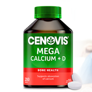 澳洲进口 Cenovis 钙+维生D复合片 200片 更易吸收