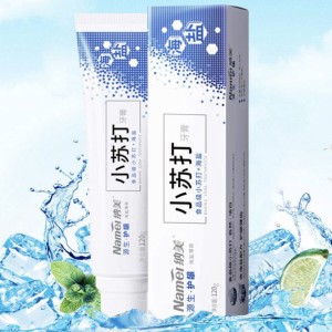 京东PLUS会员： 纳美 海盐薄荷小苏打牙膏 120g *5件