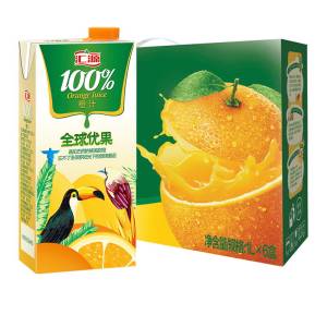 汇源 100%橙汁 浓缩果汁饮料 1000ml*6盒