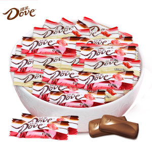 德芙 牛奶巧克力排块 2斤装 约200粒