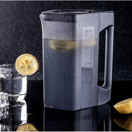 Beihe 贝合 塑料凉水壶 星空黑 1800ml