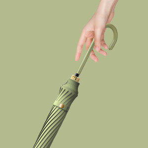 仕凯丹 简约纯色长柄雨伞