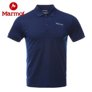 marmot 土拨鼠 男士速干Polo衫
