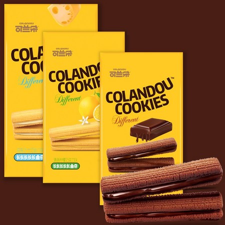 可兰朵 曲奇饼干盒装巧克力夹心 58g *6盒