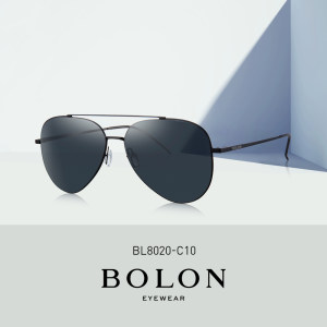 暴龙 2018款 22g超轻 男复古偏光蛤蟆镜 太阳镜 不挑脸型 548元包邮