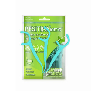 Pesitro 薄荷味 出口级超细牙线 300支 牙线不起球