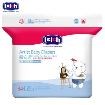 Lelch 露安适 艺术之星日用纸尿裤 L28片