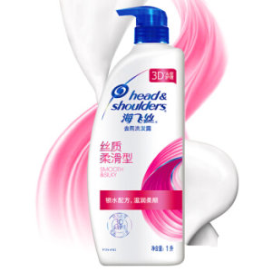 Head & Shoulders 海飞丝 去屑洗发露 丝质柔滑型 1L