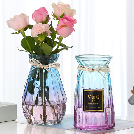 青木时光 玻璃花瓶 3个装