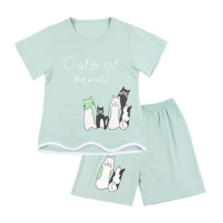 贴心熊 夏季女童薄款家居服