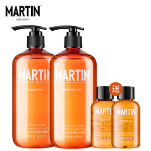 Martin 马丁 洁净洗沐套装（去屑洗发露500ml+滋养沐浴露500ml+50ml*2+赠 防花粉口罩） +凑单品