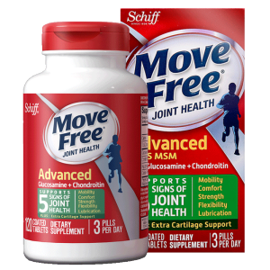 美国产 维骨力 Move Free 氨糖软骨素 加强版绿盒 120粒