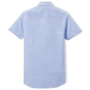 海澜之家旗下 海一家 男士印花短袖衬衫
