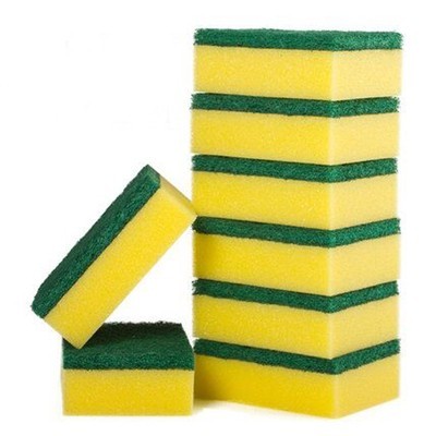 贝禧龙 加厚双面洗碗海绵 百洁布 10片