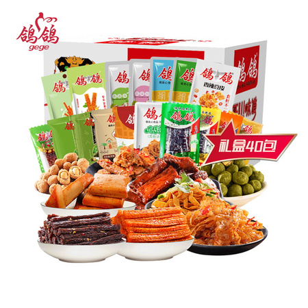 鸽鸽 豆角干组合零食大礼包 1000g