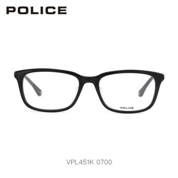 POLICE VPL451K 黑框眼镜架+ A3 1.60依视路非球面镜片2片装