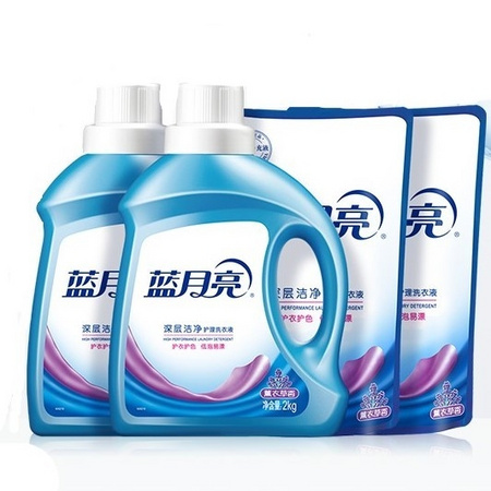 88VIP： 蓝月亮 洁净洗衣液 薰衣草香味 6kg *2件