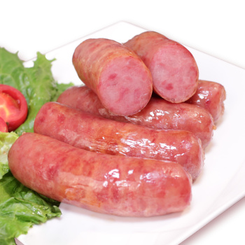 齐汇 地道火山石纯肉烤肠 原味470g*3袋