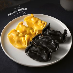 五丰冷食 虫草花+墨鱼馅 手工水饺 258g*3袋*3件 79元包邮