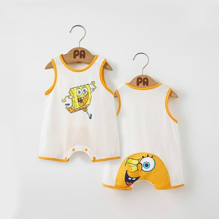 PEAL‘AI 佩爱 海绵宝宝联名款婴儿连体衣