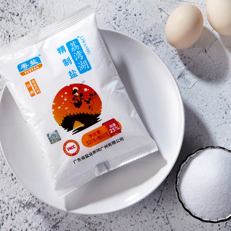 粤盐 荔湾湖加碘精制盐 400g*6袋装