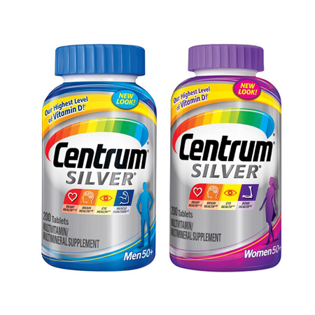 88VIP：Centrum 善存 银片中老年复合维生素套装 200粒*2 *2件