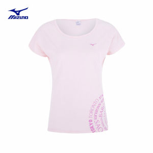 日本 美津浓 Mizuno 100%纯棉 女修身吸汗字母T恤 79元新低价 直降24元