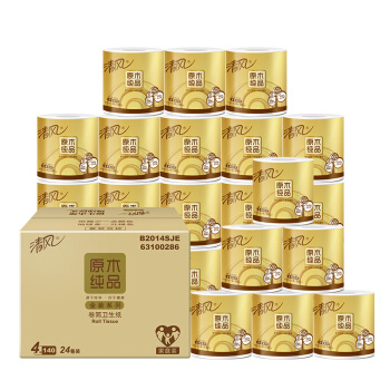 88VIP：Breeze 清风 原木金装卷纸 4层200g*27卷 *5件