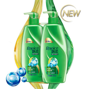 18点开始： Rejoice 飘柔 滋润去屑洗发水 500ml 2瓶装
