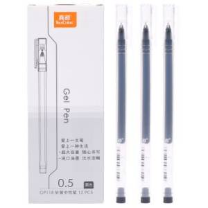 凑单品： TRUECOLOR 真彩 GP118 大容量中性笔 0.5mm 12支